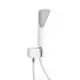 KLUDI-FIZZ-Wannen-Brause-Set-mit-Wandanschluss-und-Brausehalter-weiss-chrome-6767091-00 gallery number 1